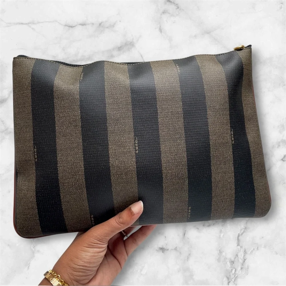 Fendi Pequin Portfolio Clutch with dustbag - Picture 6 of 14